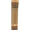 Ekena Millwork Traditional Slat Rough Sawn Bracket, Western Red Cedar, 6"W x 20"D x 28"H BKT06X20X28TRA06RWR - alternate 3